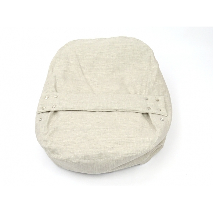 Pelíšek pro miminka, kojenecký relaxační polštář PŘÍRODNÍ LEN 2
