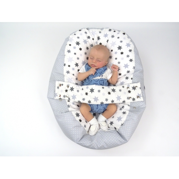Pelíšek pro miminka, kojenecký relaxační polštář STARS 5