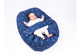 Relaxační a polohovací pelíšek pro miminko NOČNÍ OBLOHA