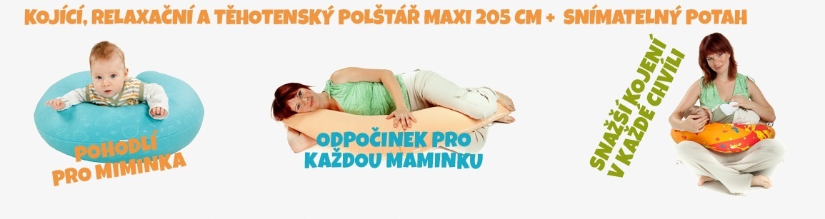 Těhotenský a kojicí pošltář Matýsek, velikost Maxi se snímatelným potahem