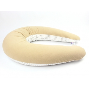 Kojicí polštář Maxi PUNTÍK BÉŽOVÝ colormix 205cm 2
